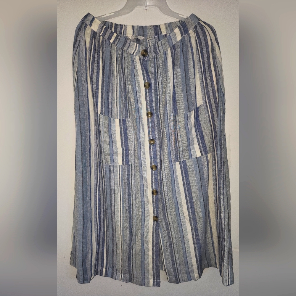 Only Striped Long Skirt